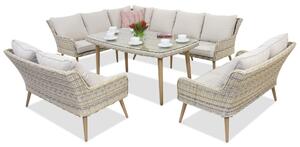 Градински мебели Bilbao Comida 9 Garden Point sand