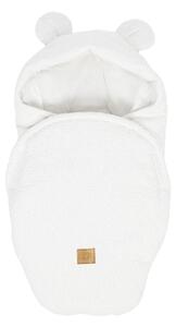 Бяло бебешко одеяло от букле 45x80 cm – Meowbaby