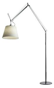 Artemide - Tolomeo Mega Подова Лампа Ø320 Parchment Черно Artemide