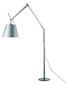 Artemide - Tolomeo Mega Подова Лампа Ø320 Сив Satin/Черно Artemide