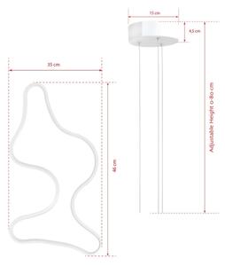 LED полилей на кабел ARTISAN LED/36W/230V 4000K бял