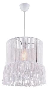 Vисяща лампа на шнур NESS MACRAME 1xE27/40W/230V бяла