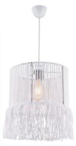Vисяща лампа на шнур NESS MACRAME 1xE27/40W/230V бяла