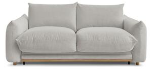 Светлосив сгъваем диван 234 cm Ernest – Bobochic Paris