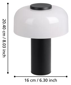 Eglo 900984 - LED Димируема екстериорна лампа PONENTE 2,25W/5V IP44 черен/бял