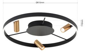 Orion DL 7-686/3-LED Димируема осветителна лента BERLIN LED/50W/230V черен/златист