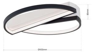 Orion DL 7-693 - LED Димируем плафон OLGA LED/28W/230V черен/бял