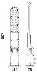 LED Улична лампа със сензор за здрач CYOTO LED/50W/230V IP65 4000K