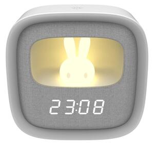 LED Димируема малка нощна лампа с будилник BUNNY LED/1,2W/5V 3000K