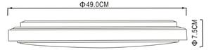 Globo - LED Плафониера KALLE LED/32W/230V 3000/4000/6000K Ø 49 см