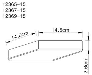 Globo 12367-15 - LED Лампа за таван VITOS LED/15W/230V