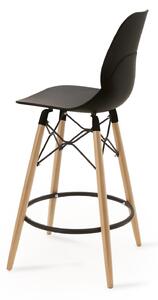 БАР СТОЛ SHELL STOOL 522 NERO LaSeggiola