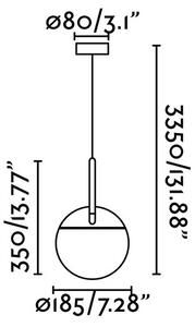 FARO 28375 - Полилей на верижка MINE 1xE27/40W/230V