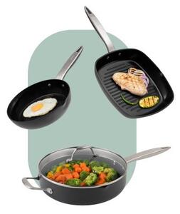 ZYLISS COOK ULTIMATE PRO CERAMIC“ - Индукционен тиган с керамично покритие - Ø 28 см - със стъклен капак