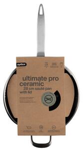 ZYLISS COOK ULTIMATE PRO CERAMIC“ - Индукционен тиган с керамично покритие - Ø 28 см - със стъклен капак