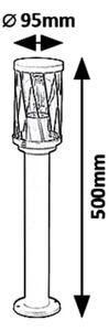 Rabalux 8889 - Екстериорна лампа BUDAPEST 1xE27/40W/230V IP44