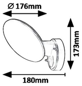 Rabalux 8134 - LED Екстериорна Стенна лампа VARNA LED/12W/230V IP54