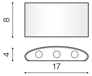 Azzardo AZ3484 - LED Екстериорен аплик GINNA LED/6W/230V IP54