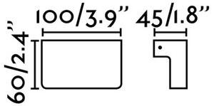 FARO 72082 - Външна LED лампа за стена NINE LED/6W/230V IP65