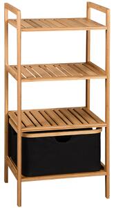 Етажерка 4 рафта с кош 44x33x93см KESPER – БАМБУК