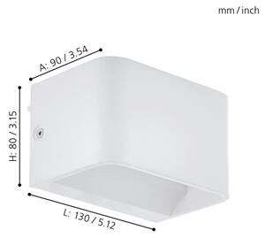 Eglo 98421 - LED лампа за стена SANIA LED/6W/230V