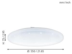 Eglo 98448 - LED Таванна лампа FRANIA LED/49,5W/230V