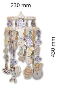 Decofun 70-114 - Детски абажур HEIRLOOM E27 430x230 мм