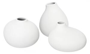 BLOMUS Комплект от 3 вази NONA - цвят бял