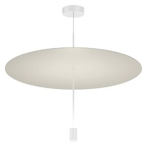 Wever & Ducré Lighting WEVER DUCRÉ LED висяща лампа Shedda Ø 70 см, копринено сиво, 2700K, Затъмняване, Сив, Дневна/трапезария, Алуминий, Модерен