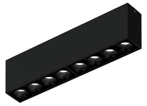 Wever & Ducré Lighting WEVER DUCRÉ LED таванна лампа Linoo 8.0, матово черно метал, Затъмняване, Черен, Дневна/трапезария, Алуминий, Модерен, Таван с много пламъци
