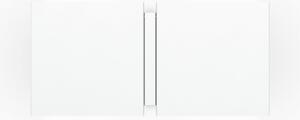 Wever & Ducré Lighting WEVER DUCRÉ стенна лампа CG Square, бяла, ширина 21 см, с 2 лампи, Бял, Дневна/трапезария, Метал, Модерен