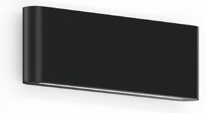 Wever & Ducré Lighting WEVER DUCRÉ LED стенна лампа за външно осветление Kiosk 2.0, черна, 2700 K, Затъмняване, Черен, Алуминий, Модерен