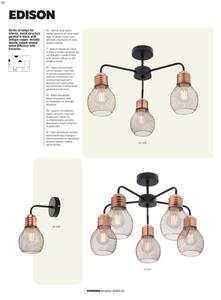 Redo 01-1575 - Стенна лампа EDISON 1xE27/42W/230V