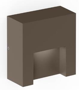 Wever & Ducré Lighting WEVER DUCRÉ LED стенна лампа за външно осветление Reto 0.8, бронзов цвят, Затъмняване, Бронзов / античен месинг, Алуминий, Модерен, Стенна розетка отдолу