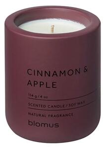 BLOMUS Ароматна свещ FRAGA, размер S - аромат Cinnamon & Apple - цвят Port