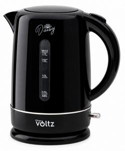 Електрическа кана Oliver Voltz Daisy OV51230W, 2200W, 1.7 л, Автоматично изключване, Черeн