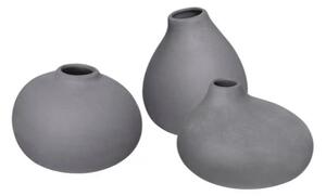 BLOMUS Комплект от 3 вази NONA - цвят (Pewter)