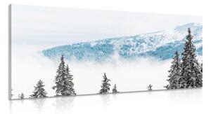 Картина на платно – Заснежени борови дървета