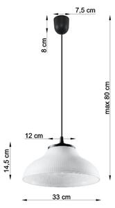 Висящ полилей CORONA 1xE27/60W/230V