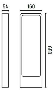 FARO 75520 - Външна LED лампа DAS LED/5W/230V IP54