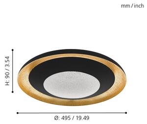 Eglo 98527 - LED Димируема лампа CANICOSA LED/24,5W/230V + дистанционно управление