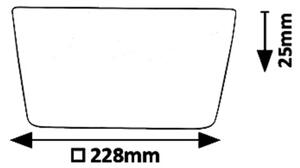 Rabalux 5374 - LED Окачена таванна лампа OLEG LED/24W/230V