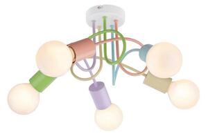 Rabalux 6340 - Прикрепен полилей LINETT 5xE27/40W/230V