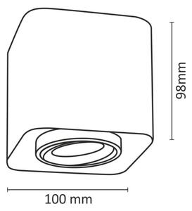 LED Точково осветление, луна XENO LED/15W/230V бяла 1200lm