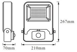 Ledvance - LED Рефлектор на сензор ENDURA LED/50W/230V IP44