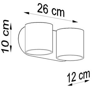 Точково осветление, луна за стена ORBIS 2xG9/40W/230V сива