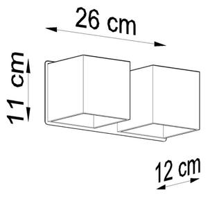 Sollux SL.0657 - Аплик QUAD 2xG9/40W/230V черен