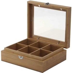 BREDEMEIJER Бамбукова кутия за чай с 6 отделения