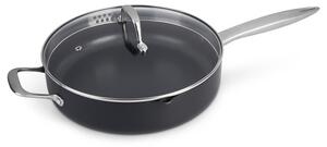 ZYLISS COOK ULTIMATE PRO - Индукционен дълбок тиган - Ø 28 - със стъклен капак