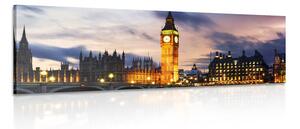 Картина на платно – Нощен Big Ben в Лондон